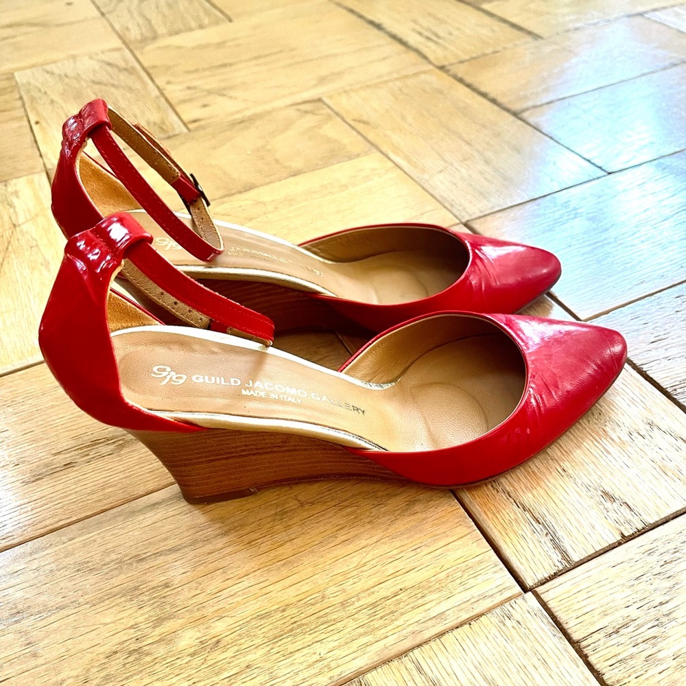 Guild Jacomo Gallery Wedge shoes Italian 37 US 7